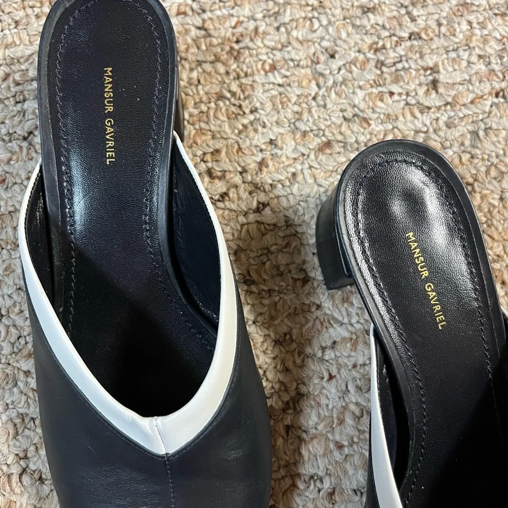 Mansur Gavriel V Slide Mule - Picture 3 of 6